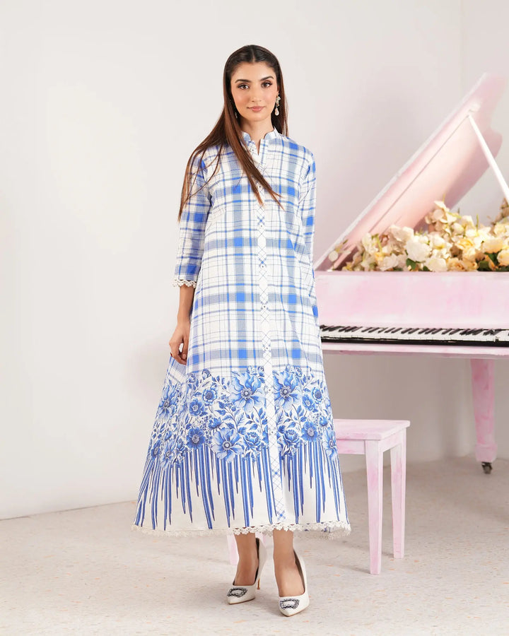 1-Piece Ready-to-Wear Lawn Frock | 17319-IG-LWN Sha Posh Textile