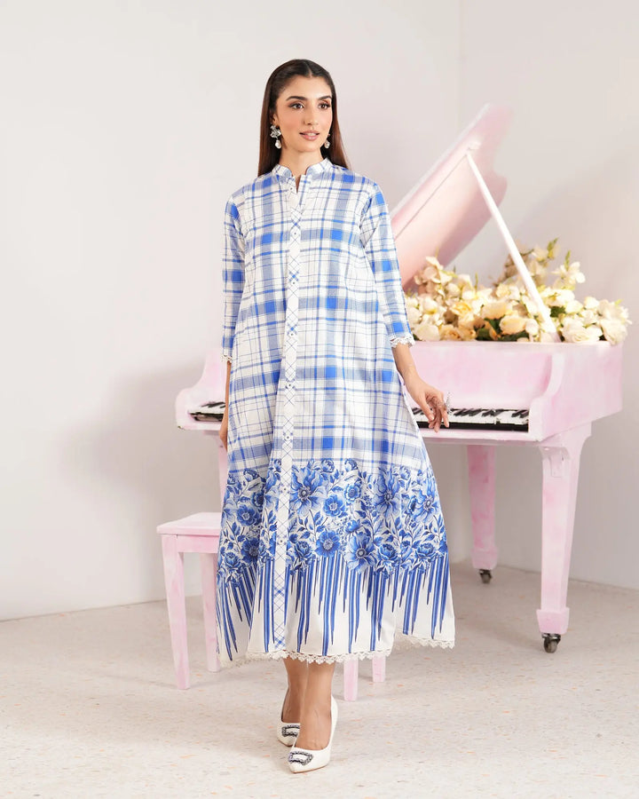 1-Piece Ready-to-Wear Lawn Frock | 17319-IG-LWN Sha Posh Textile