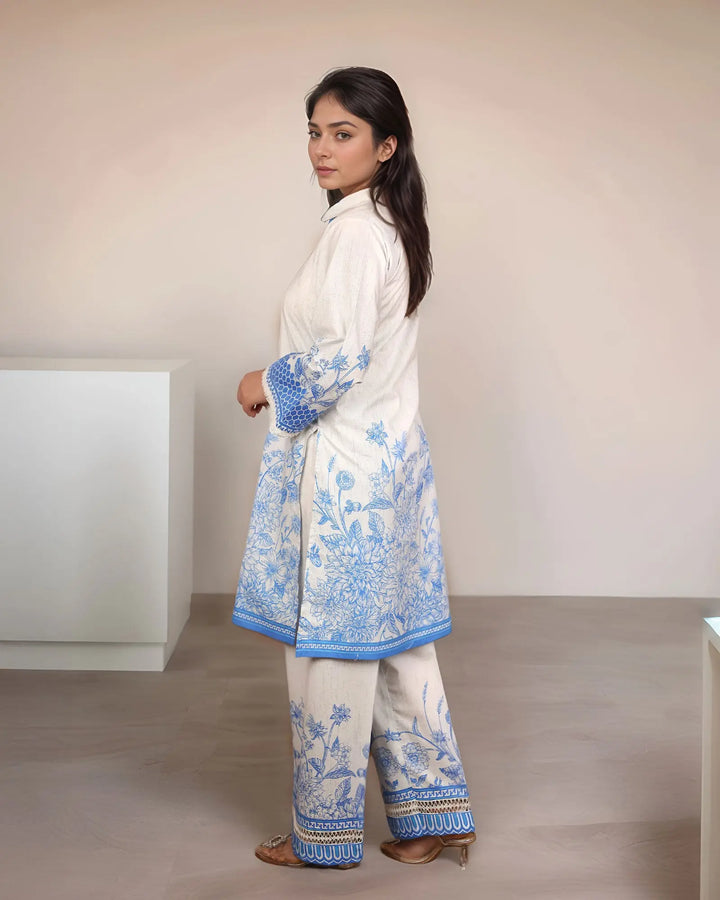 2-Piece Ready-to-Wear Cotton Suit | 17346-IG-CT - Sha Posh Textile