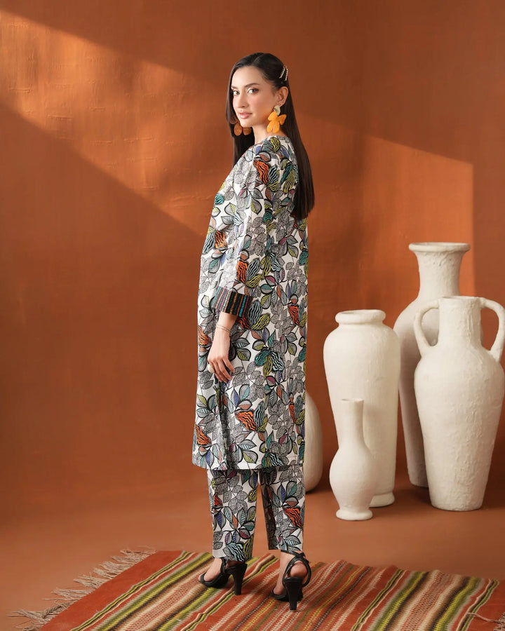 2-Piece Ready-to-Wear Cambric Cotton Suit | 36073-IG-K.CT Sha Posh Textile