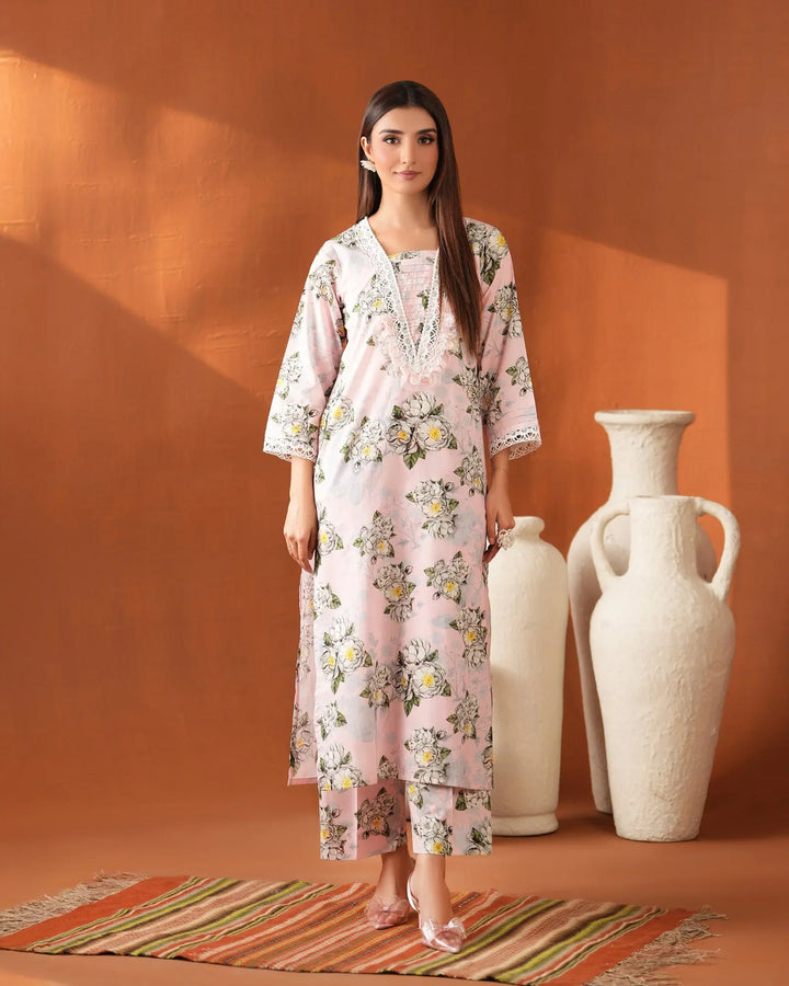 2-Piece Ready-to-Wear Cotton Suit | 17244-IG-CT Sha Posh Textile