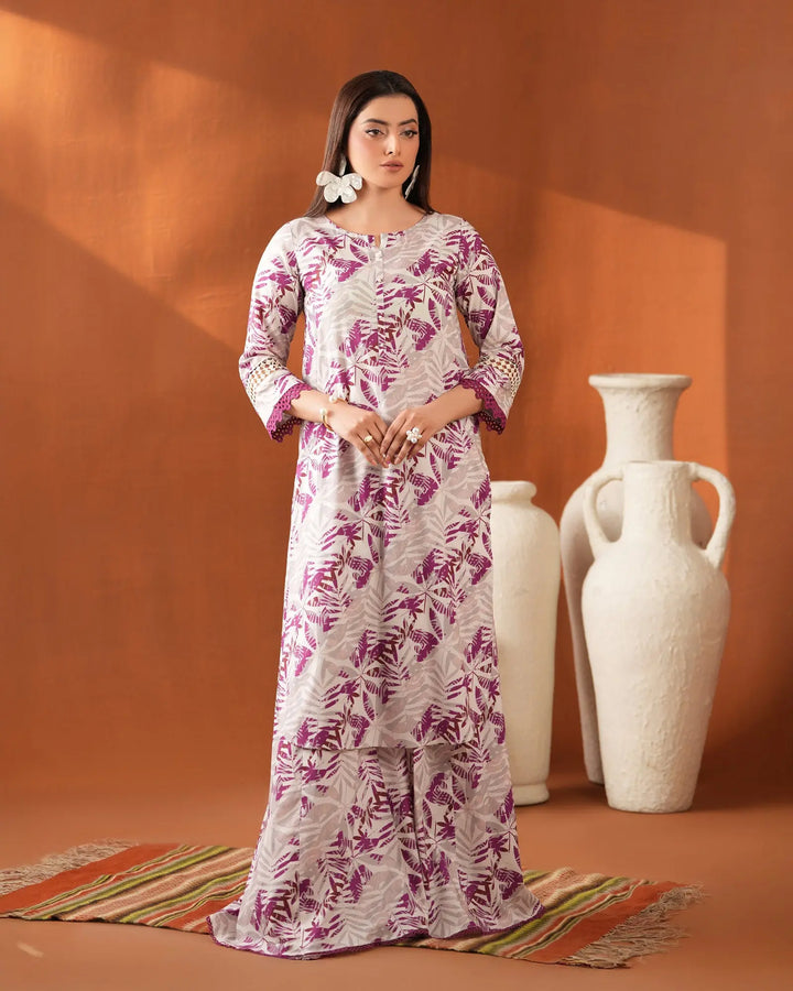 2-Piece Ready-to-Wear Cotton Suit | 17268-IG-CT Sha Posh Textile