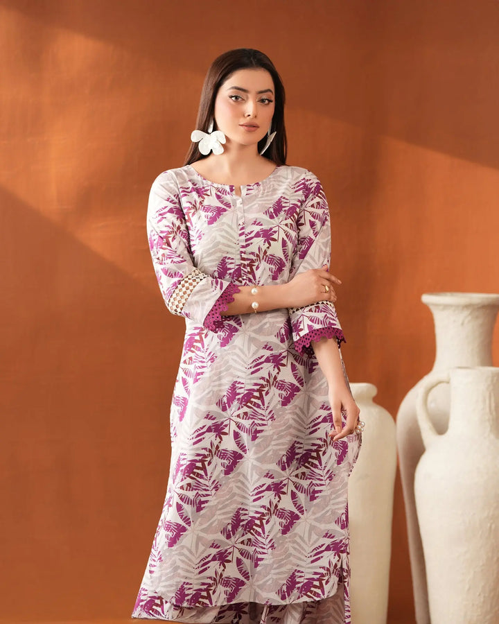 2-Piece Ready-to-Wear Cotton Suit | 17268-IG-CT Sha Posh Textile