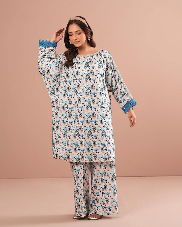 2-Piece Ready-to-Wear Cotton Suit | 17272-IG-CT Sha Posh Textile