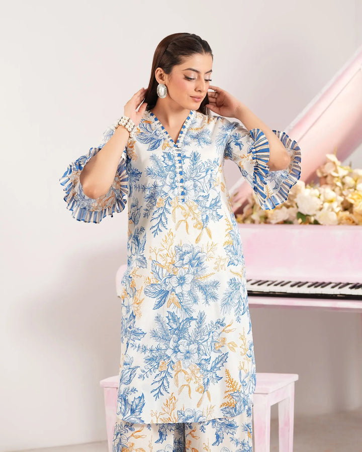 2-Piece Ready-to-Wear Lawn Suit | 17310-IG-LWN Sha Posh Textile