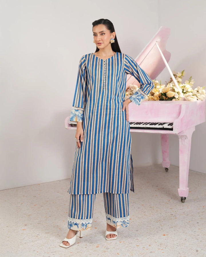 2-Piece Ready-to-Wear Lawn Suit | 17329-IG-LWN Sha Posh Textile