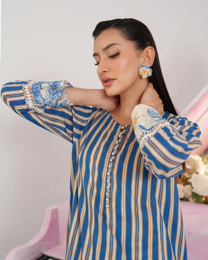 2-Piece Ready-to-Wear Lawn Suit | 17329-IG-LWN Sha Posh Textile