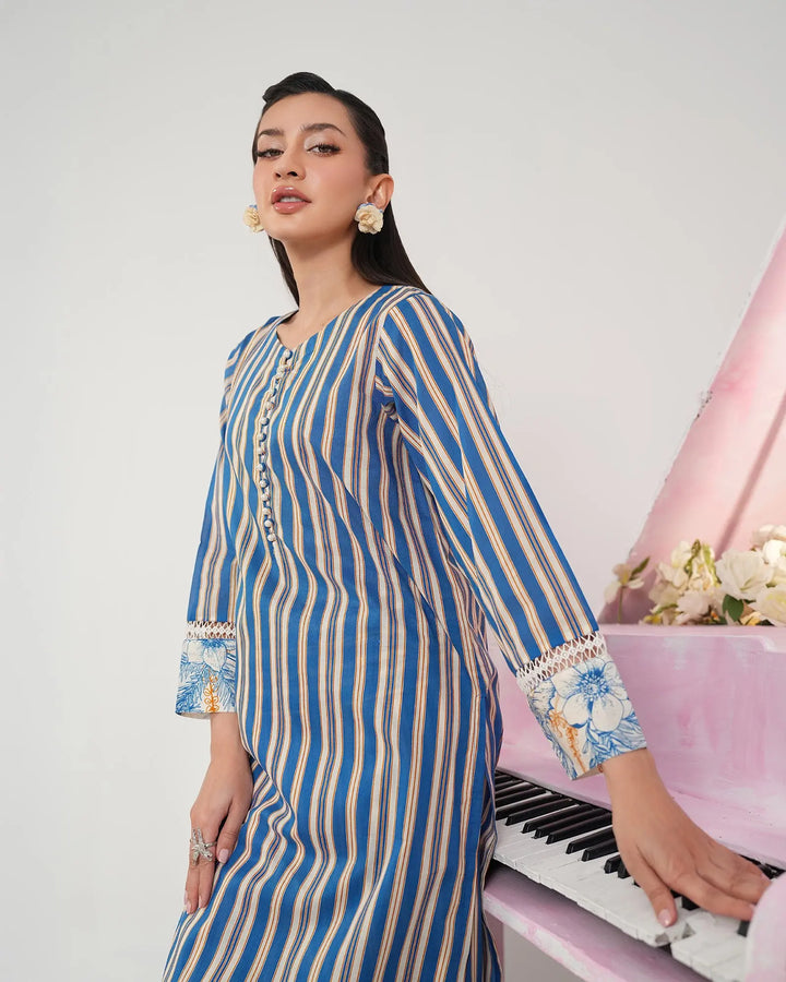 2-Piece Ready-to-Wear Lawn Suit | 17329-IG-LWN Sha Posh Textile