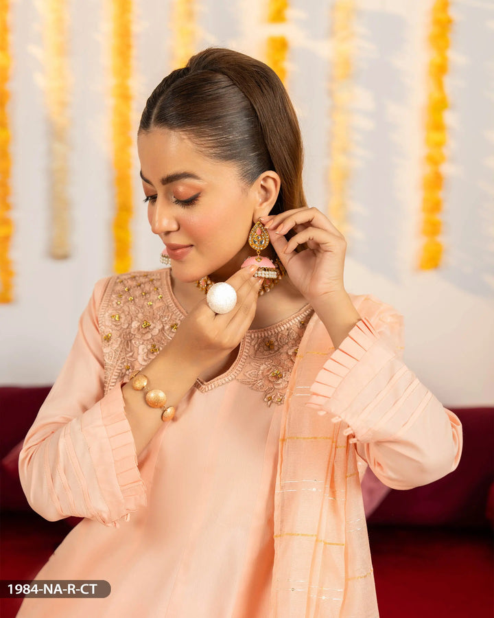 3 Piece Cotton Suit | 1984-NA-R.CT Sha Posh Textile