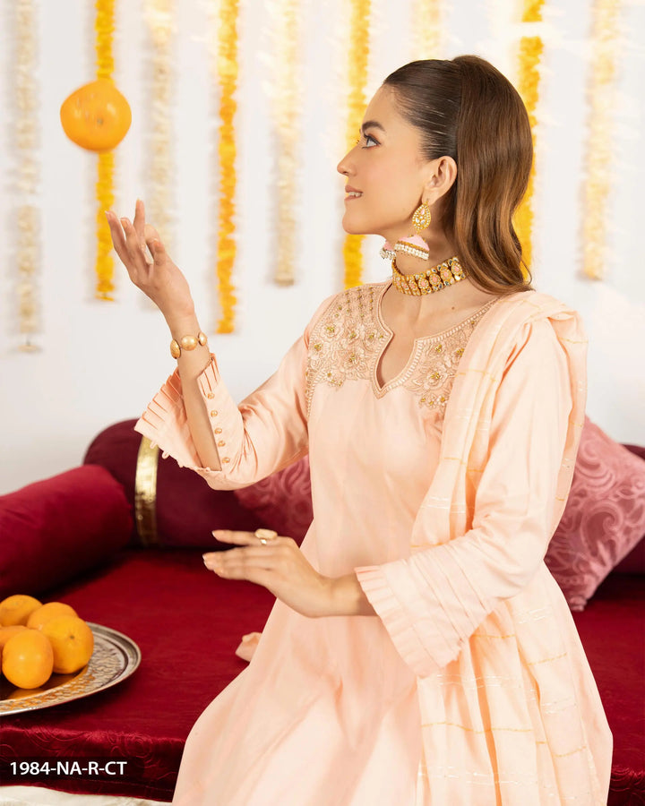 3 Piece Cotton Suit | 1984-NA-R.CT Sha Posh Textile