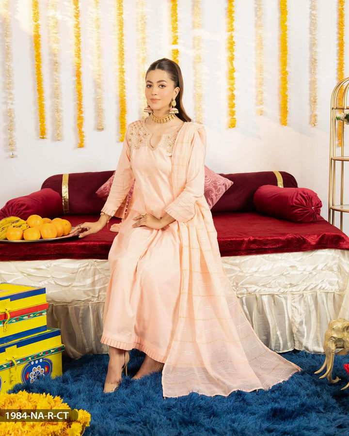 3 Piece Cotton Suit | 1984-NA-R.CT Sha Posh Textile