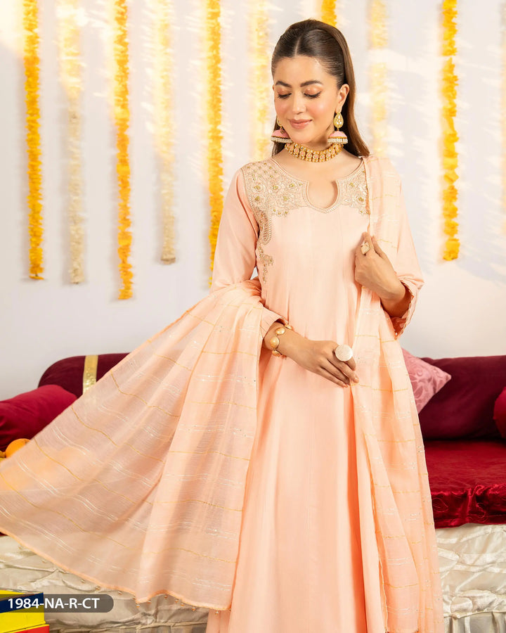 3 Piece Cotton Suit | 1984-NA-R.CT Sha Posh Textile