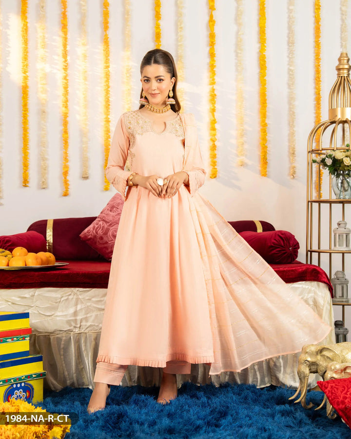 3 Piece Cotton Suit | 1984-NA-R.CT Sha Posh Textile