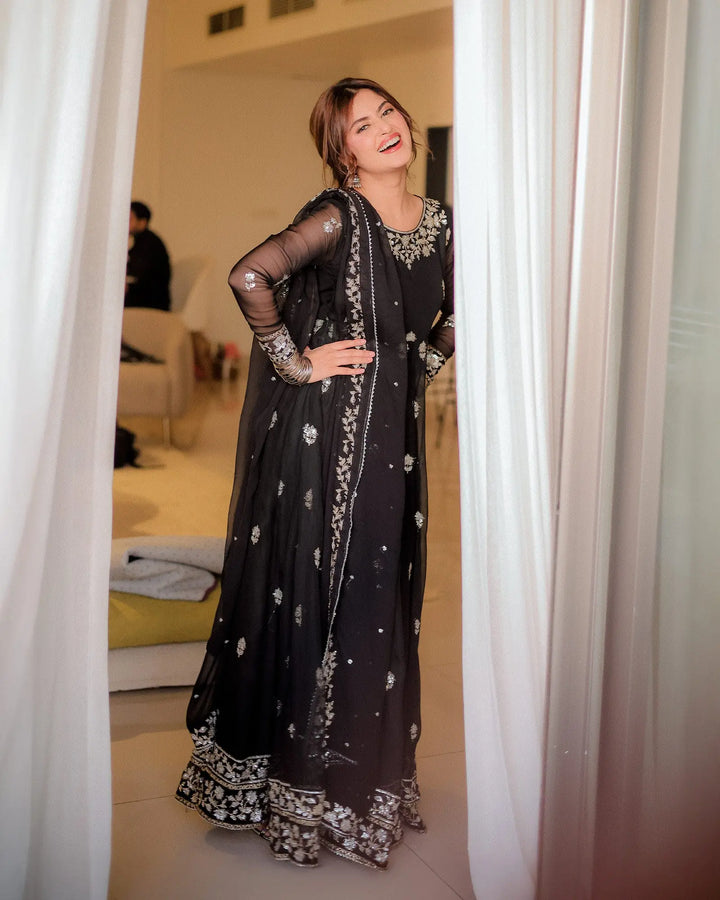 3-Piece Ready-to-Wear Chiffon Maxi | 1145-ST-CF Sha Posh Textile