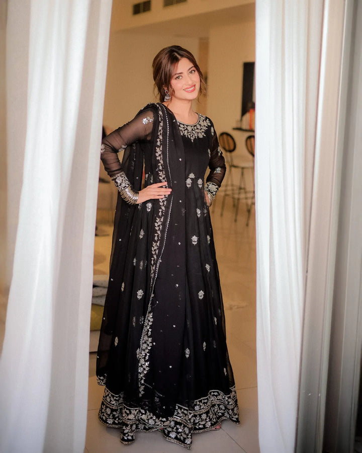 3-Piece Ready-to-Wear Chiffon Maxi | 1145-ST-CF Sha Posh Textile