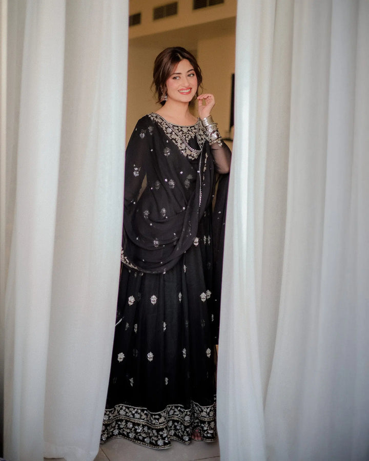 3-Piece Ready-to-Wear Chiffon Maxi | 1145-ST-CF Sha Posh Textile