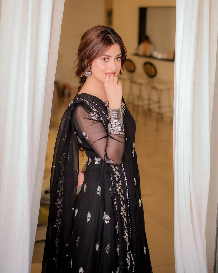 3-Piece Ready-to-Wear Chiffon Maxi | 1145-ST-CF Sha Posh Textile