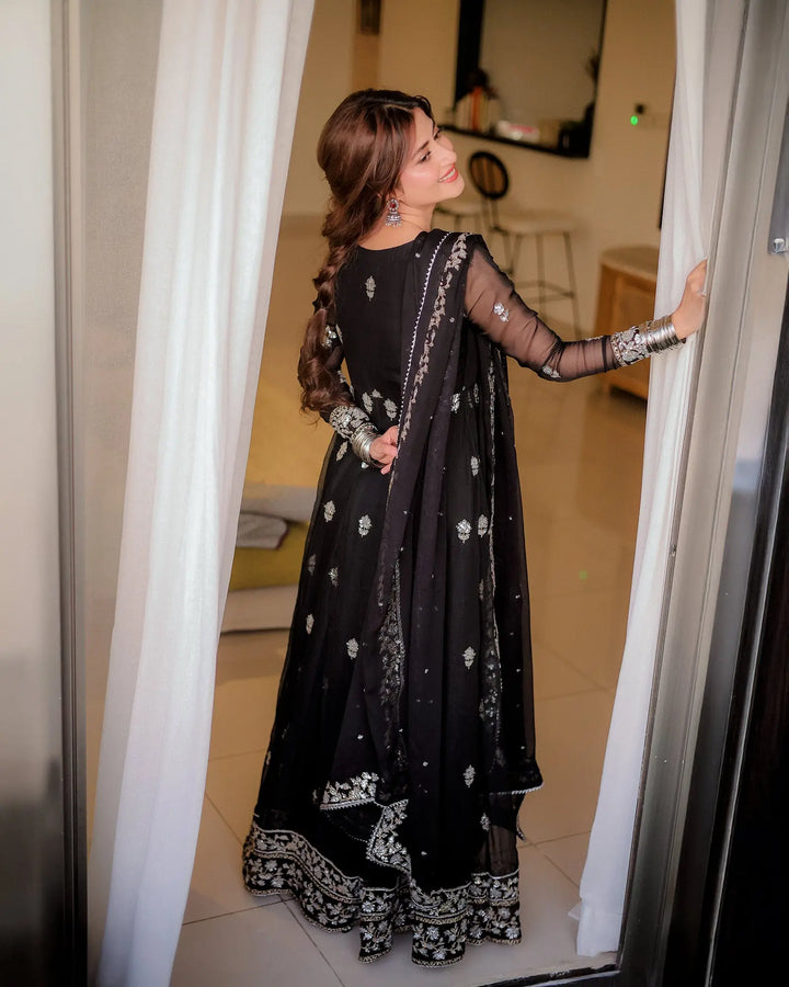 3-Piece Ready-to-Wear Chiffon Maxi | 1145-ST-CF Sha Posh Textile