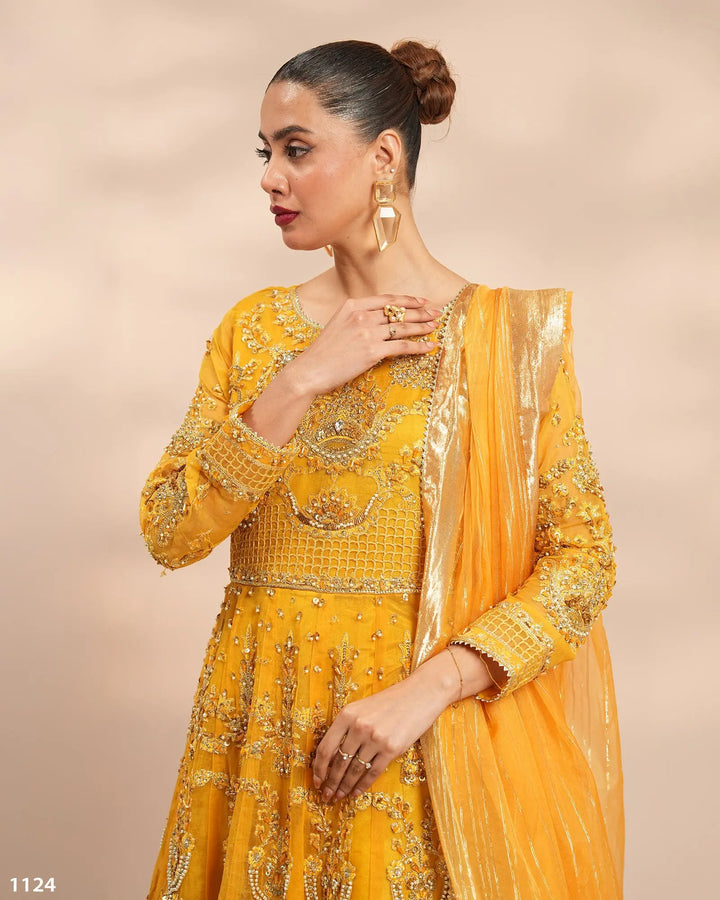 3 Piece Organza Maxi Stitched | 1124-ST-ORZ - Sha Posh Textile