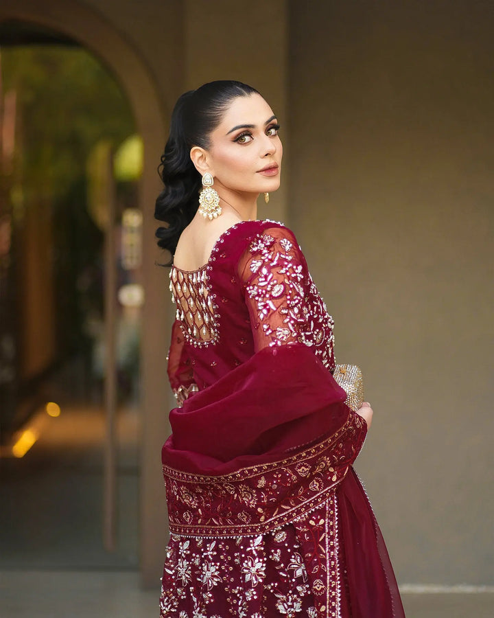 3-Piece Ready-to-Wear Organza Maxi | 421-AR-ORZ - Sha Posh Textile