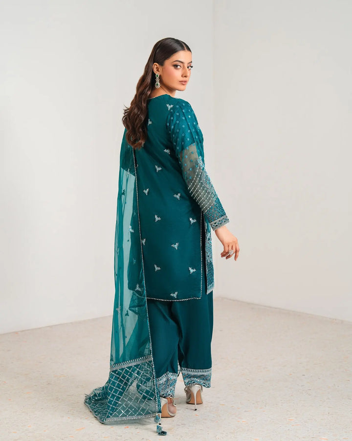 3-Piece Ready-to-Wear Organza Suit | 9745-IG-ORZ Sha Posh Textile