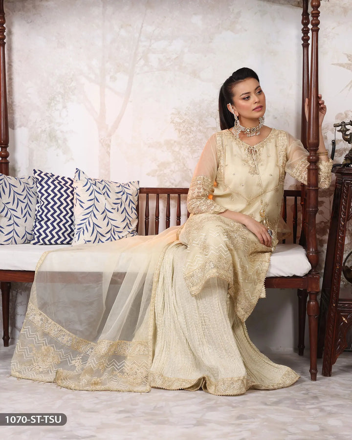 3 Piece Tissue Suit | 1070-ST-TSU - Sha Posh Textile