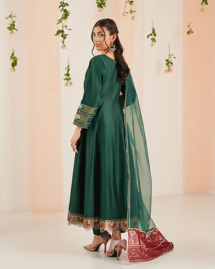 Chambray Katan Frock | 9730 - Sha Posh Textile