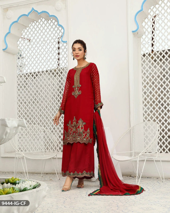 Chiffon 3PC | 9444 Sha Posh Textile