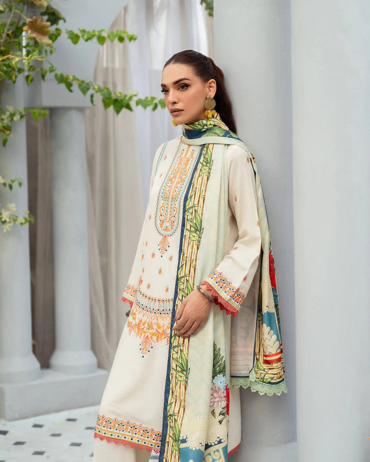 Cross Slub Khaddar 3PC | 16370 Sha Posh Textile