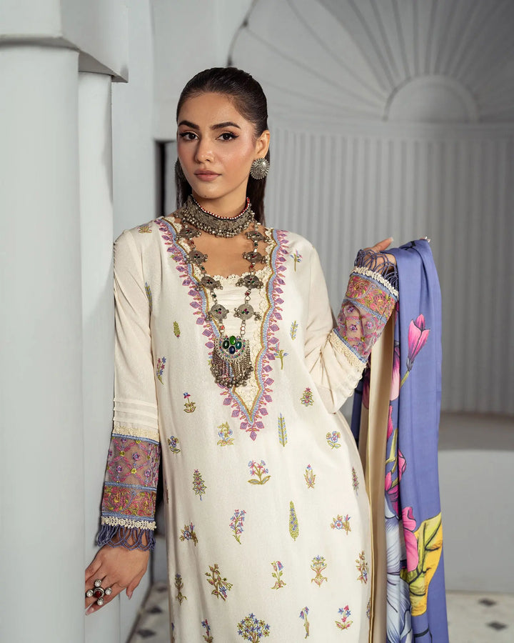 Cross Slub Khaddar 3PC | 16424 Sha Posh Textile