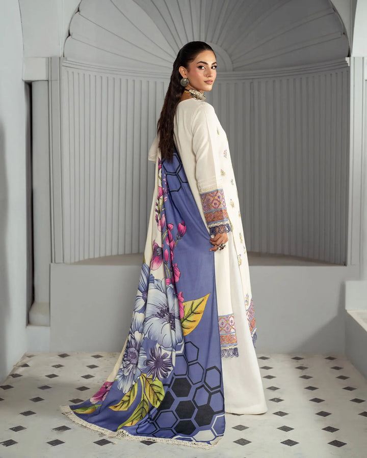 Cross Slub Khaddar 3PC | 16424 Sha Posh Textile