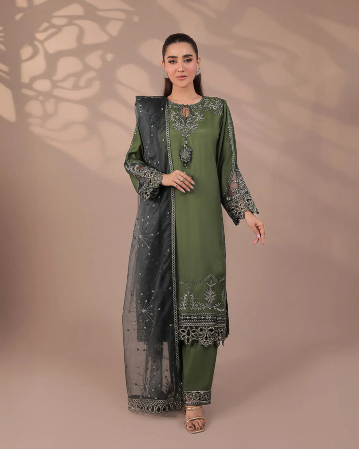 Dull Raw Silk 3PC | 2280 Sha Posh Textile