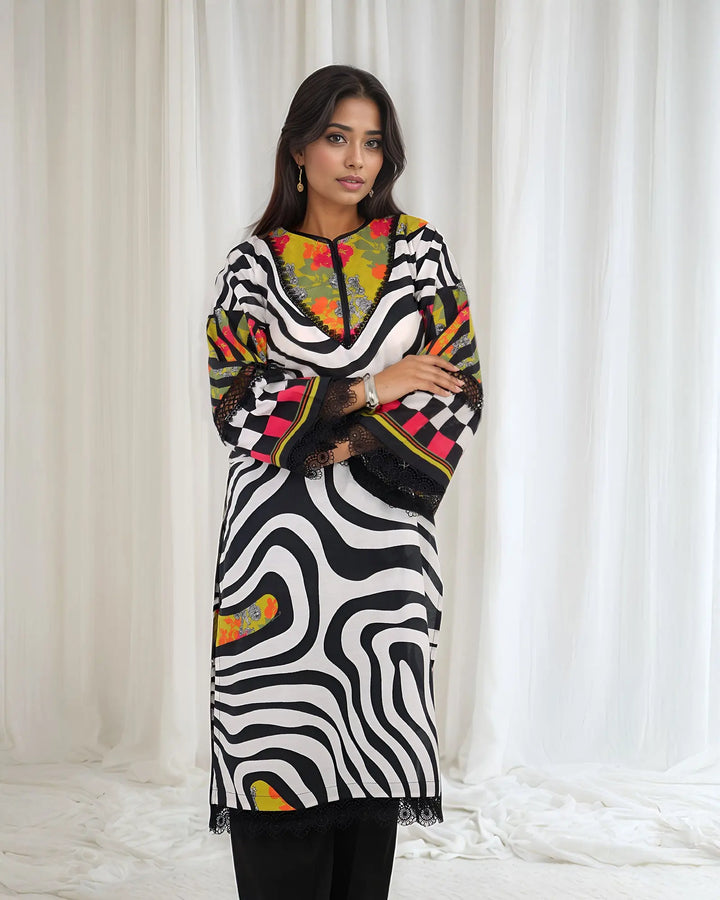 2-Piece Ready-to-Wear Lawn Suit | 17349-IG-LWN - Sha Posh Textile