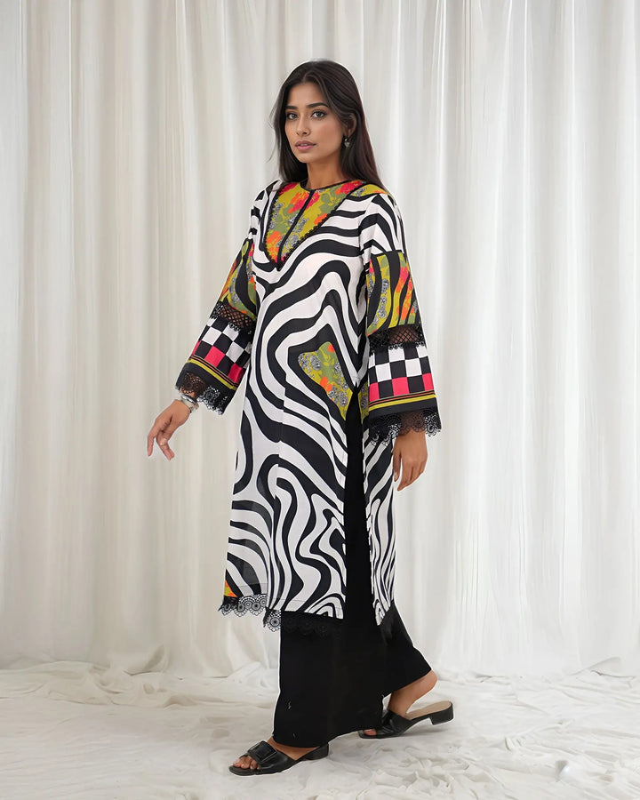 2-Piece Ready-to-Wear Lawn Suit | 17349-IG-LWN - Sha Posh Textile