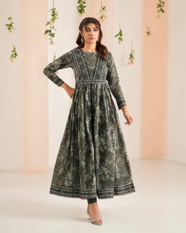 Lawn Maxi | 17393 - Sha Posh Textile