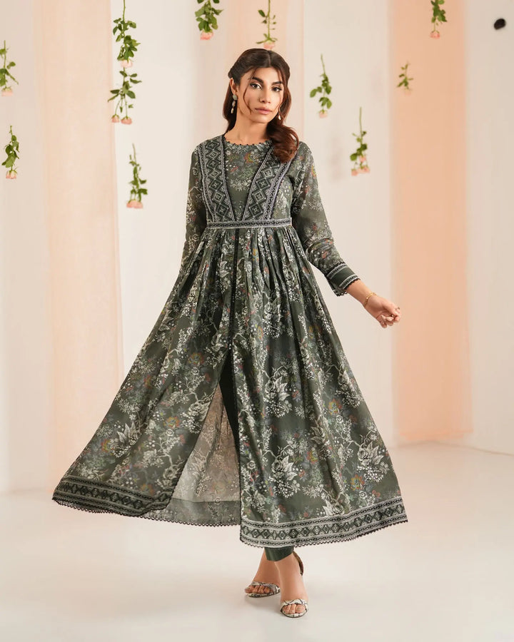 Lawn Maxi | 17393 - Sha Posh Textile