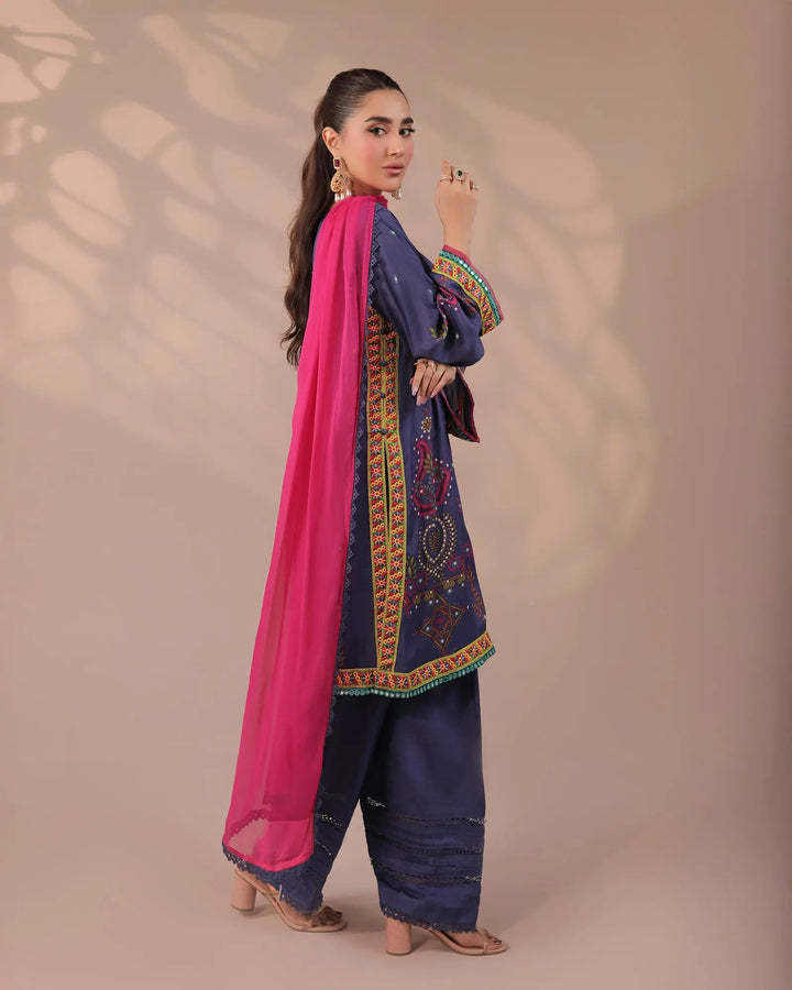 Raw Silk 3PC | 16279 Sha Posh Textile