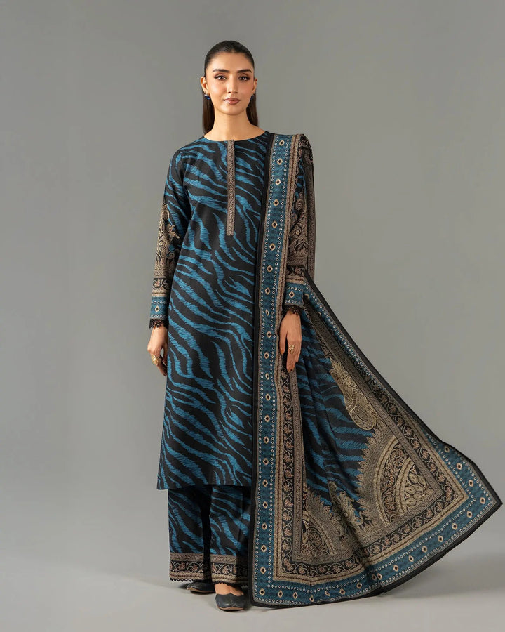 Unstitched Khaddar | UNFF204 Sha Posh Textile