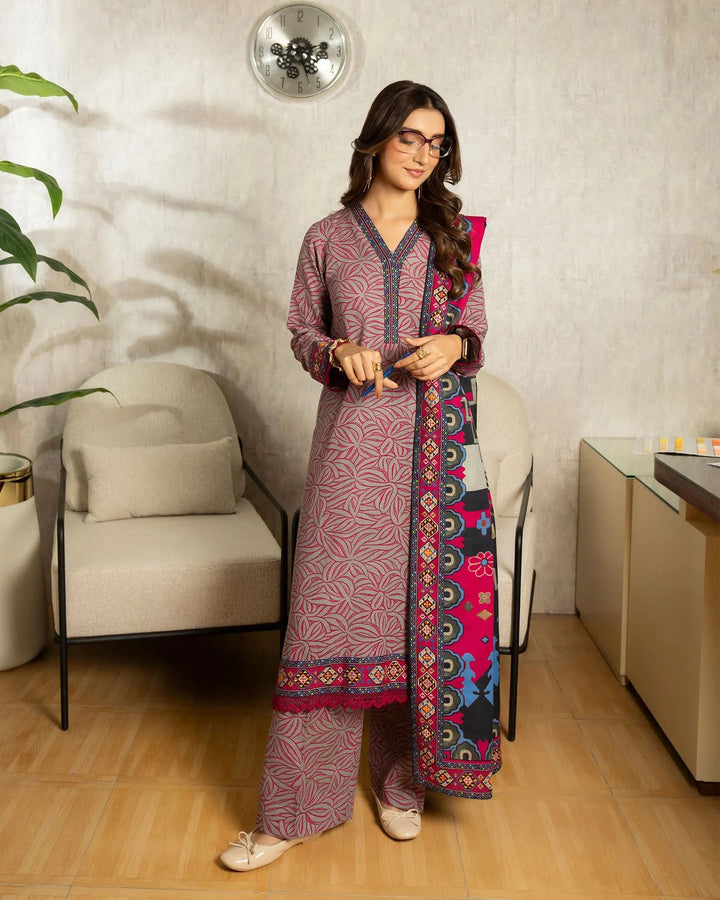 Unstitched Khaddar | UNFF205 Sha Posh Textile