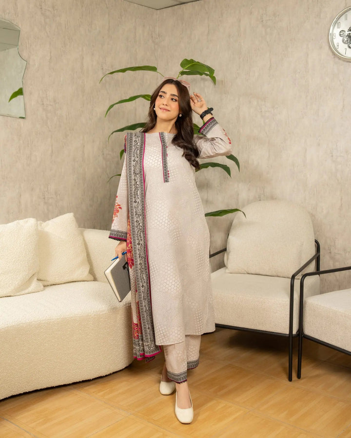 Unstitched Khaddar | UNFF209 Sha Posh Textile