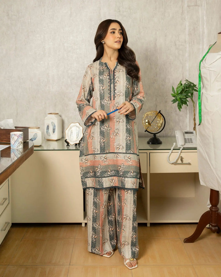 Unstitched Khaddar | UNFF210 Sha Posh Textile