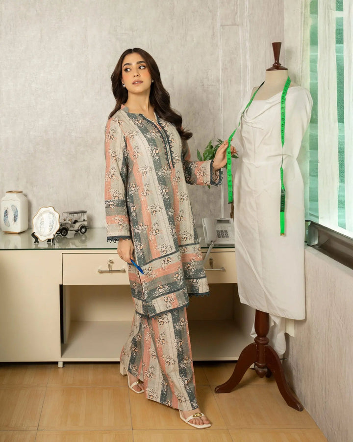 Unstitched Khaddar | UNFF210 Sha Posh Textile