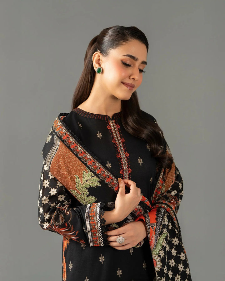 Unstitched Khaddar | UNFF214 Sha Posh Textile