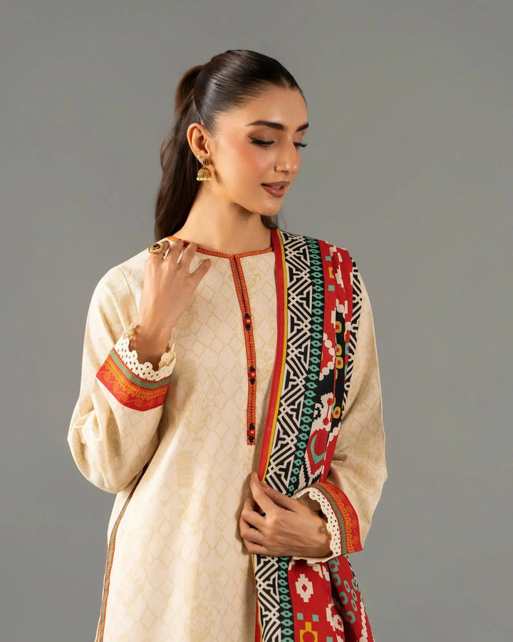 Unstitched Khaddar | UNFF216 Sha Posh Textile