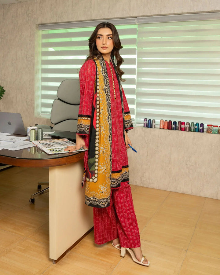 Unstitched Khaddar | UNFF222 Sha Posh Textile