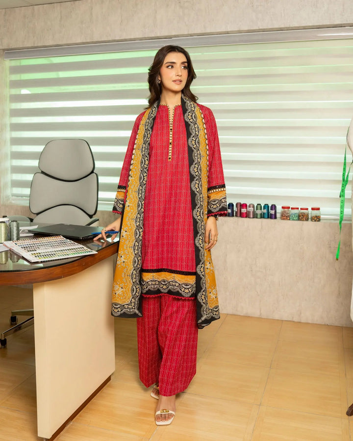 Unstitched Khaddar | UNFF222 Sha Posh Textile