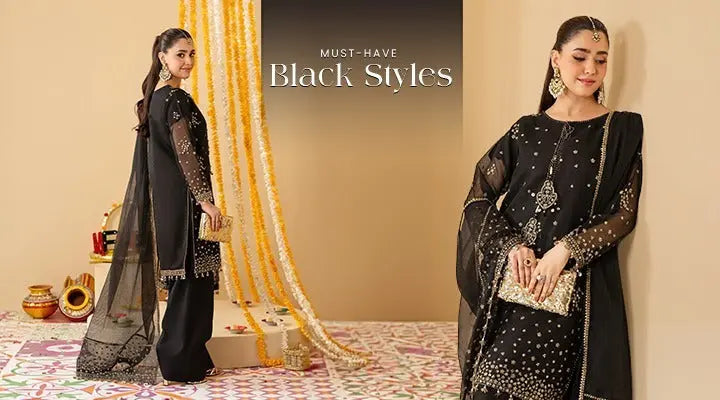Best Black Dresses for Women in Pakistan: Casual, Formal and Modest Styles Sha Posh Textile