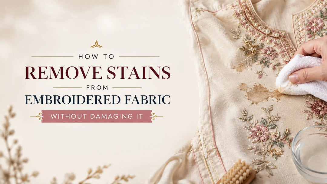 How to Remove Stains From Embroidered Fabric Without Damaging It Sha Posh Textile