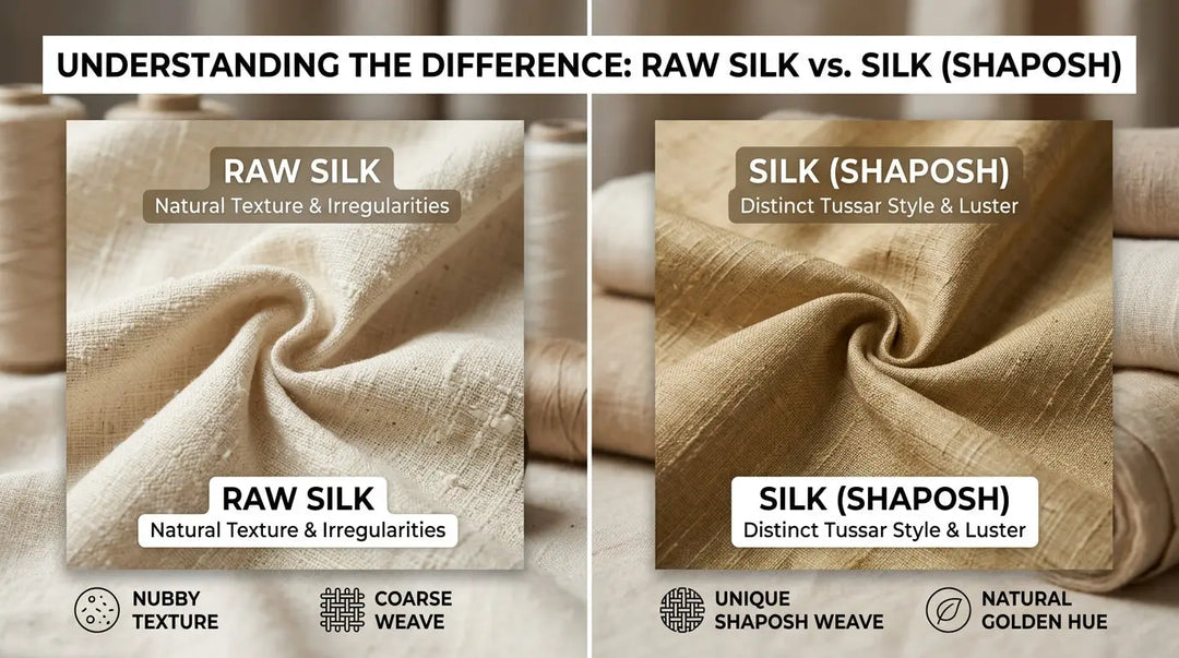 Raw Silk vs Silk: What's the Difference and Which Should You Buy? Sha Posh Textile