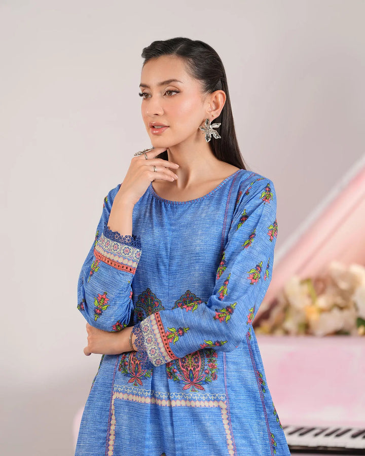 1-Piece Ready-to-Wear Lawn Frock | 17255-IG-LWN Sha Posh Textile